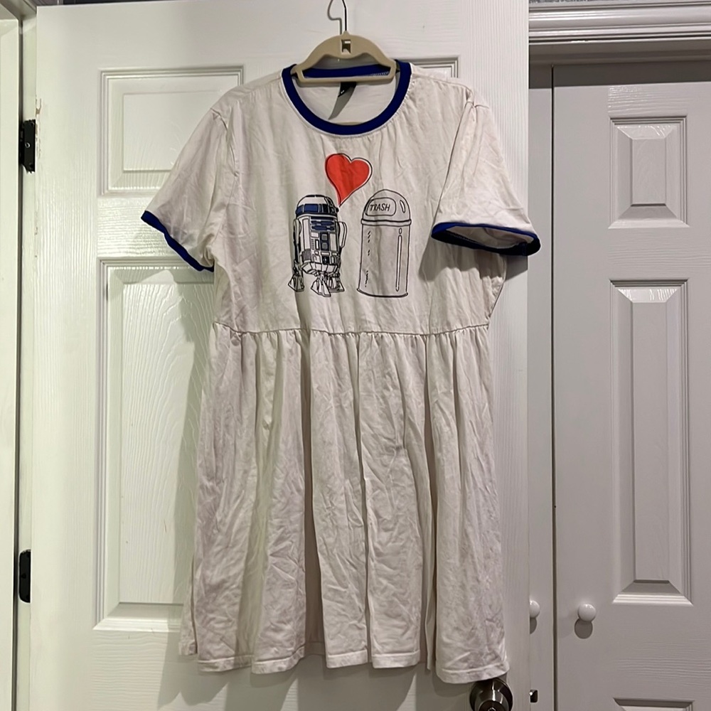 3X Cakeworthy R2D2 empire waist dress
